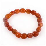 Karneol trumlat armband