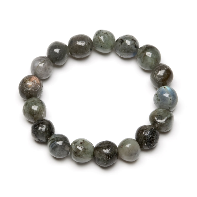 Labradorite tumbled stone bracelet