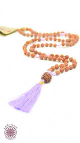 Bliss Rudraksha grind Lavender stone