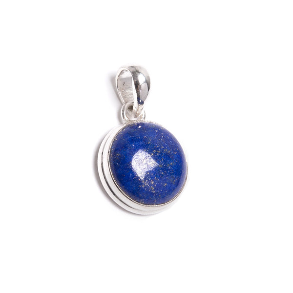 Lapis Lazuli, pyöreä hopeariipus