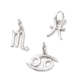 Cancer, Pisces &amp; Scorpio, zodiac signs in silver