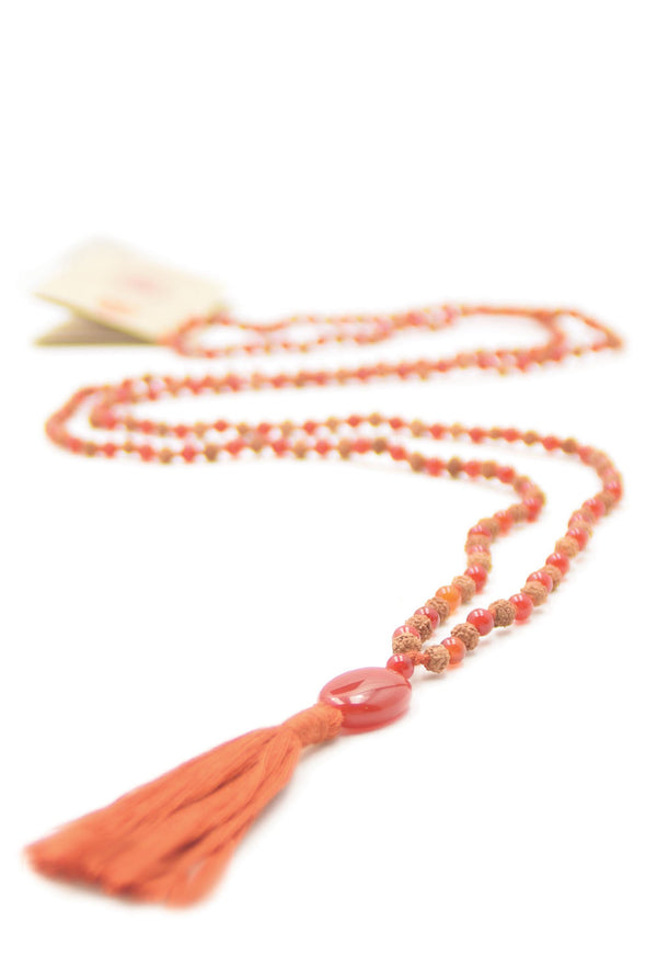 Karneol, Devotion mala rudraksha