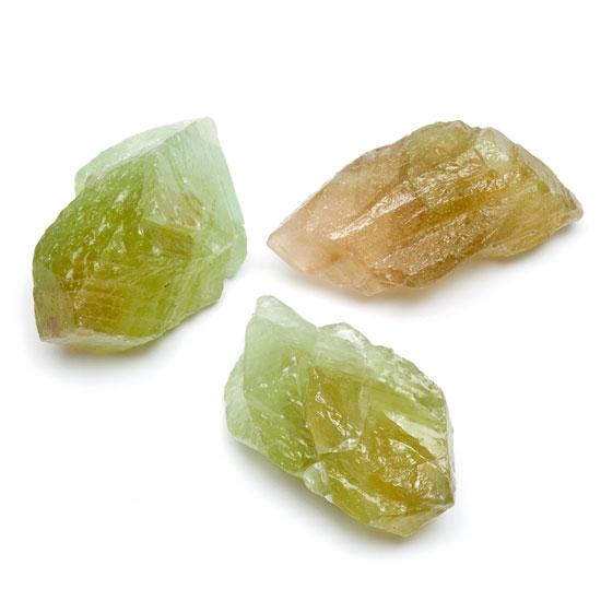 Green Calcite, raw mineral