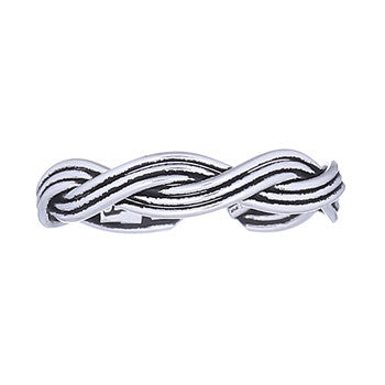 Ring, tribal wave silver