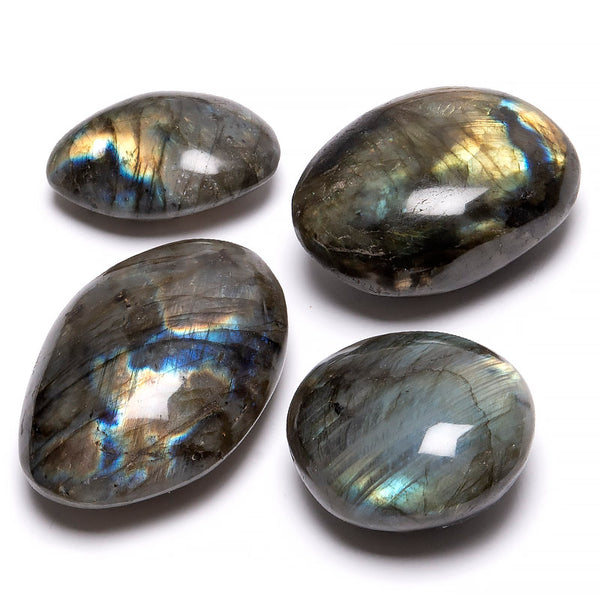 Labradorite, cut oval crystal