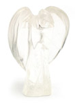 Angel, statue in amrtist or rock crystal