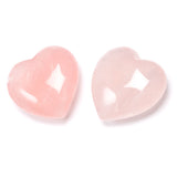 Rose quartz, cut heart AA quality