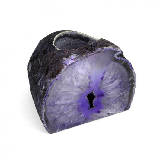 Kynttilälyhty violetti akaatti