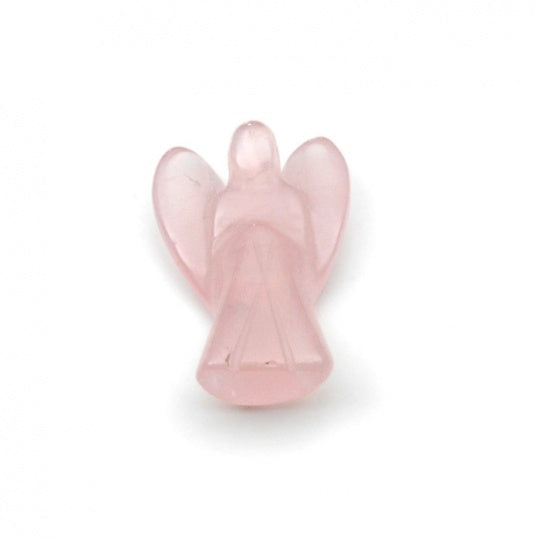 Angel in rose quartz