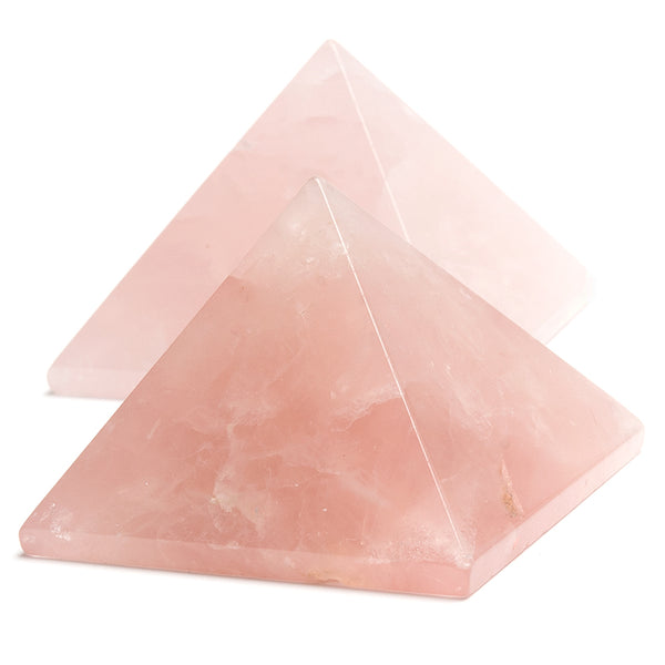 Rose quartz, pyramid