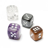 Dice, in precious stone
