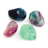 Fluorite rainbow A tumbled stone gross