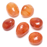 Carnelian, tumbled stone