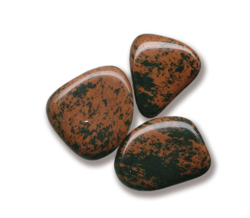 Obsidian mahogany, tumbled stone