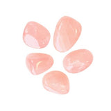 Rose quartz AA, tumbled stone from Madagascar