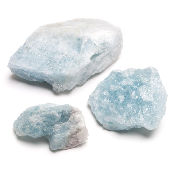 Aquamarine, raw stone