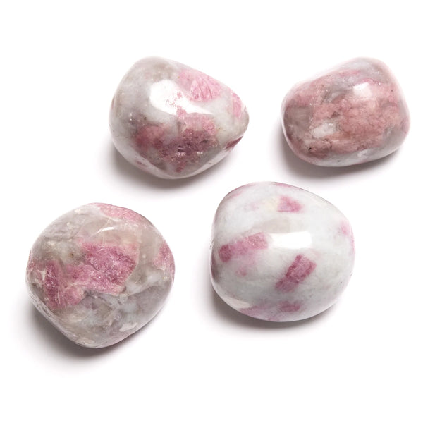 Tourmaline, pink in quartz coarse