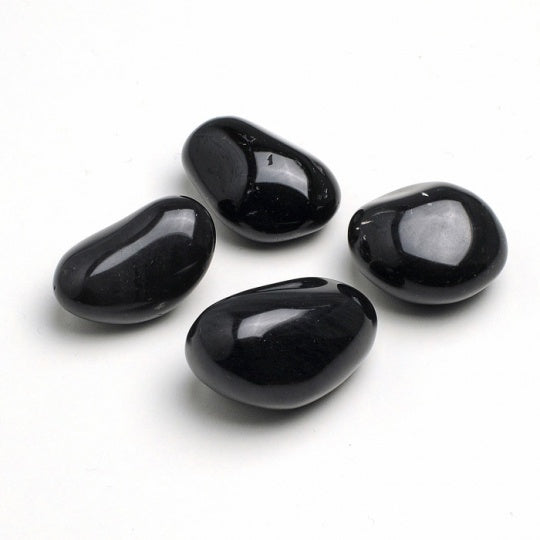 Onyx black tumbled stone gross
