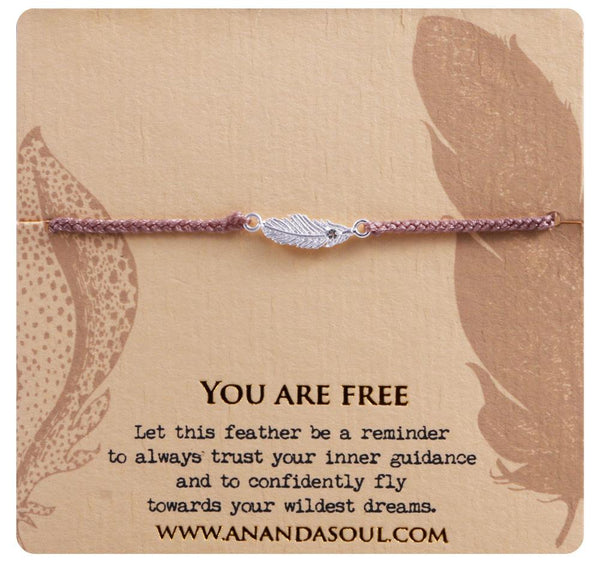 You are Free bracelet silver